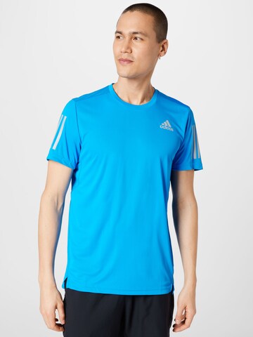 Maglia funzionale 'Own The Run' di ADIDAS SPORTSWEAR in blu: frontale