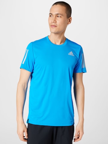 ADIDAS SPORTSWEAR Performance Shirt 'Own The Run' in Blue: front
