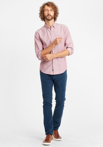 BLEND Slim fit Trousers 'Manito' in Blue: front