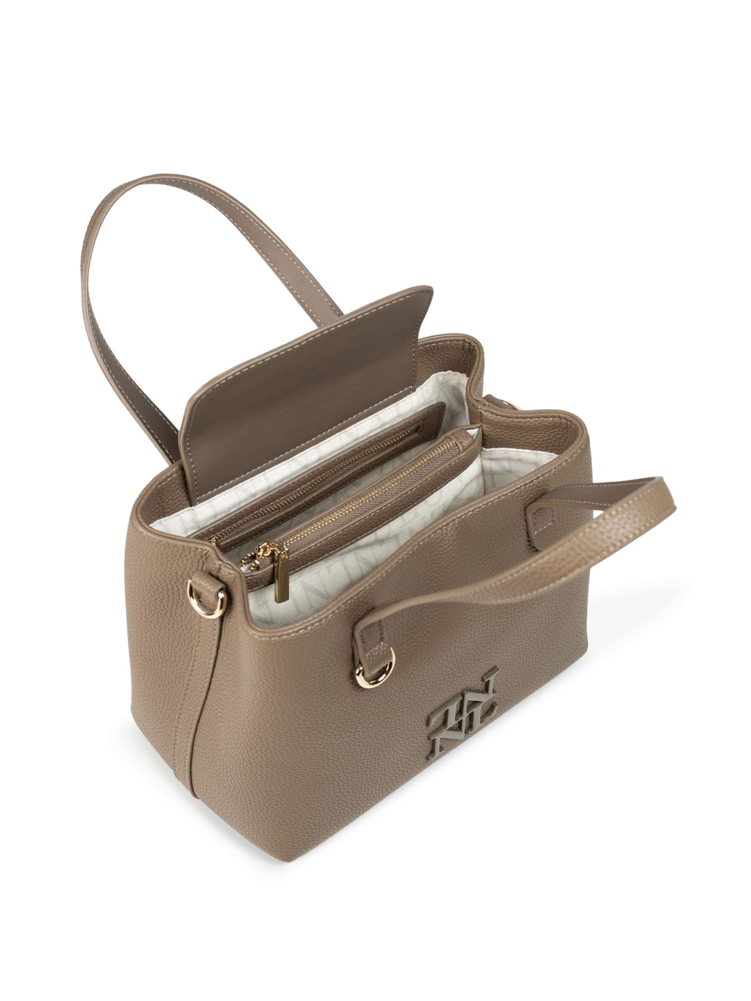 NAULOVER Skuldertaske ' ' i beige: top