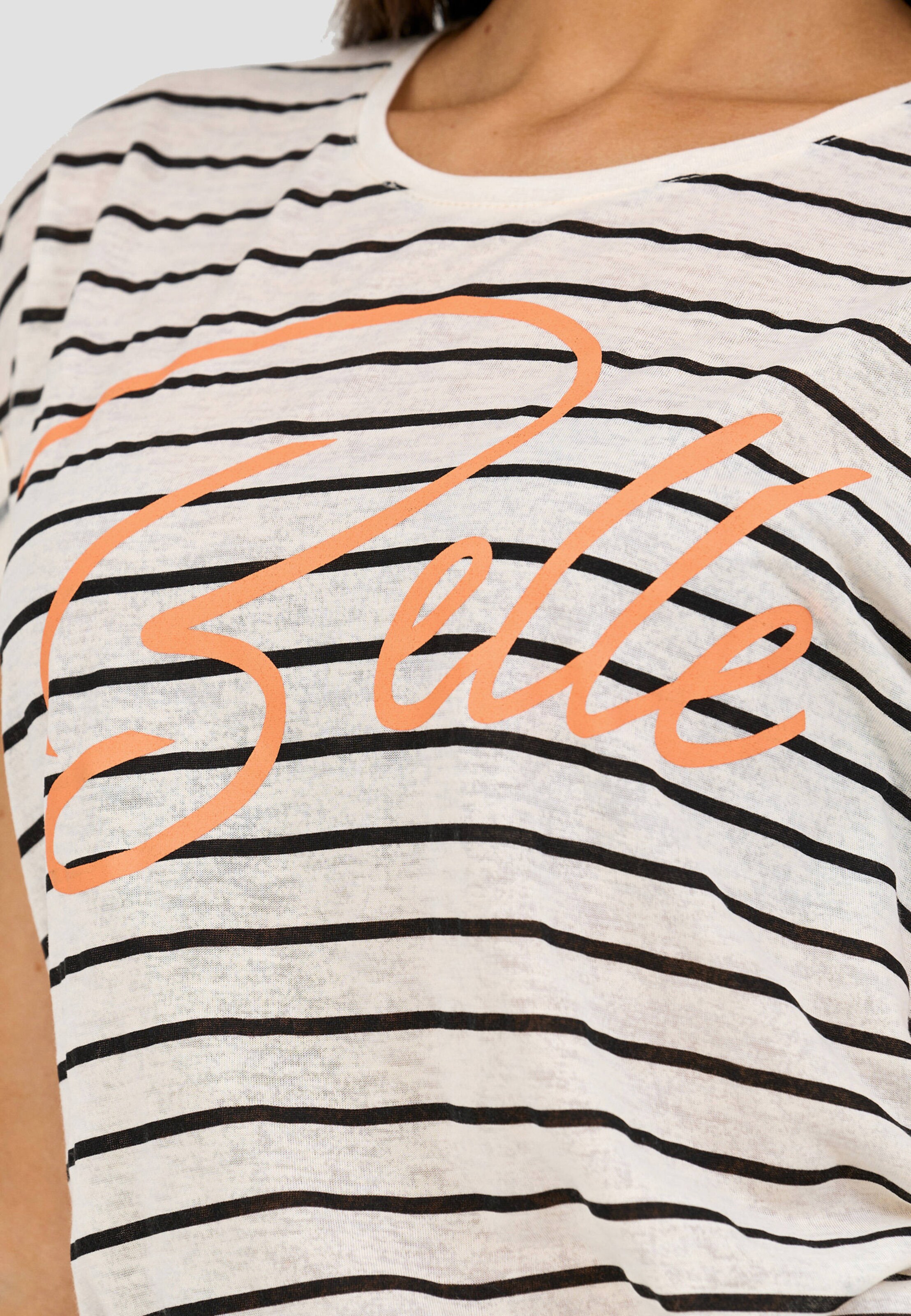 Frauen Shirts & Tops Cotton Candy T-Shirt 'DENIZ' in Beige - ZO54867