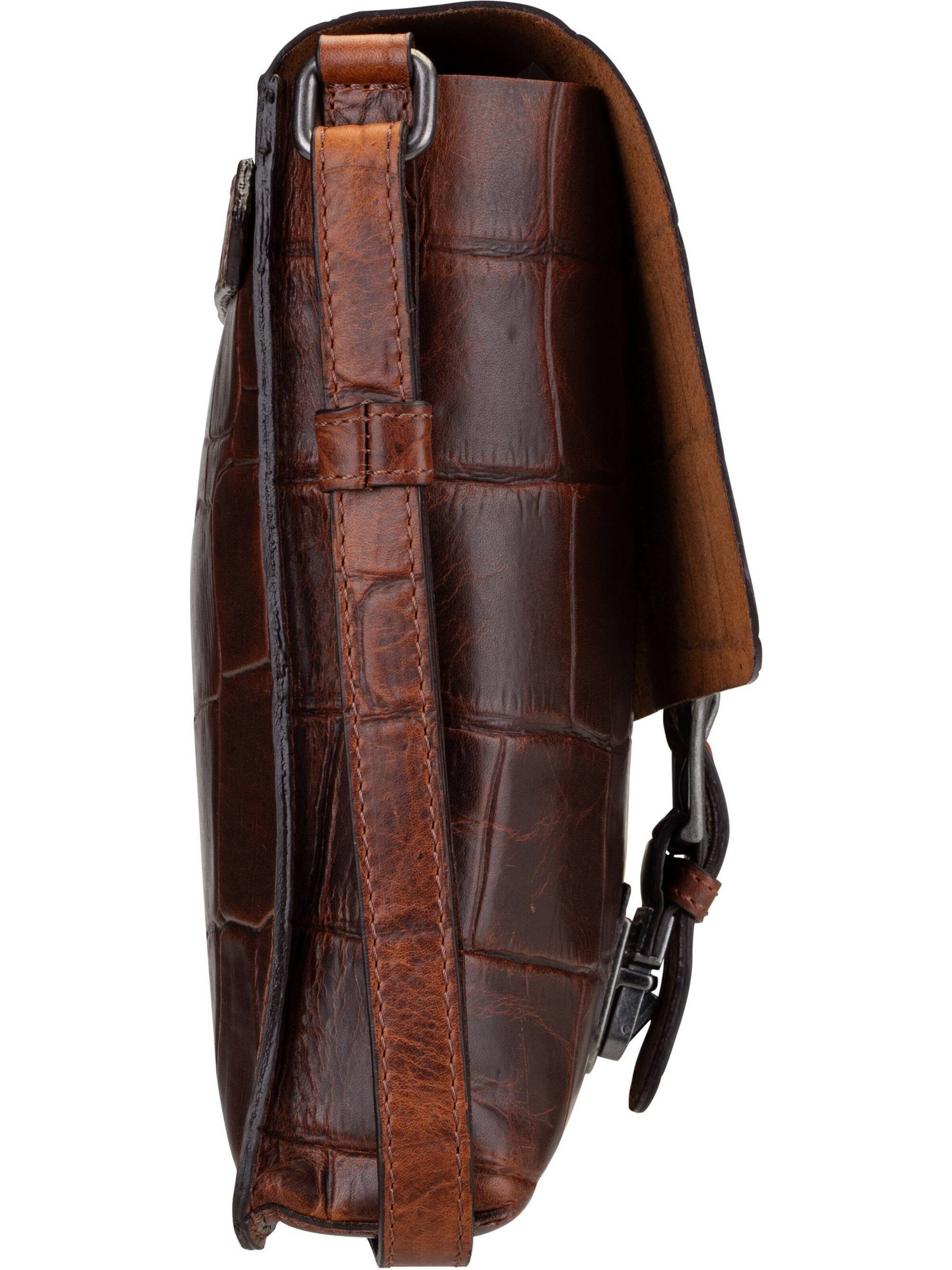 bugatti Schoudertas 'Nevio' in Bruin