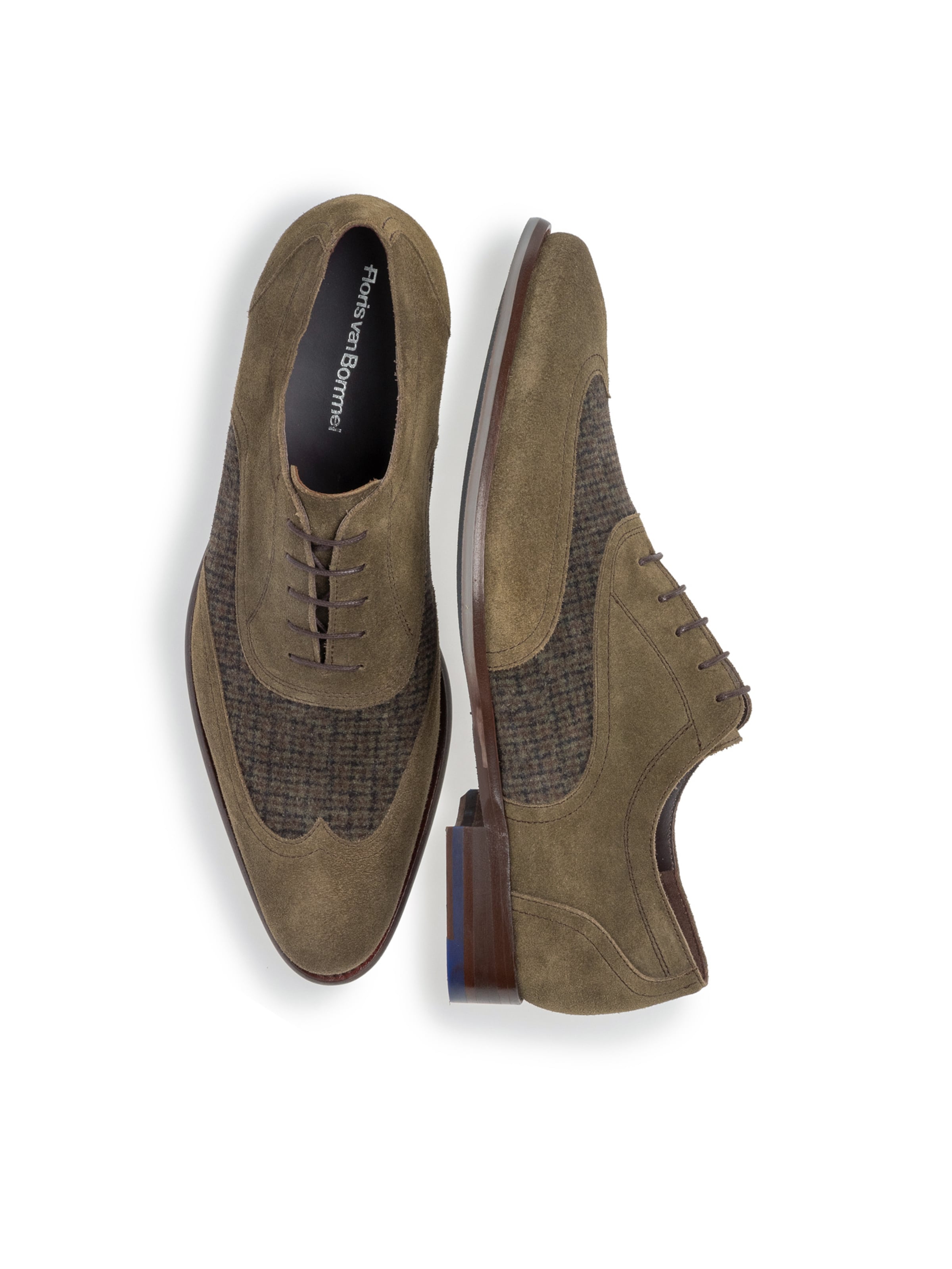 Scarpa stringata 'DE STAPPER 62' di Floris van Bommel in verde