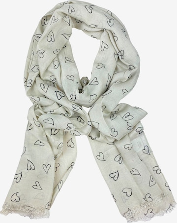 COLLEZIONE ALESSANDRO Scarf 'Babsi' in Grey: front