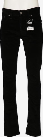 Nudie Jeans Co Stoffhose 30 in Schwarz: Vorderseite