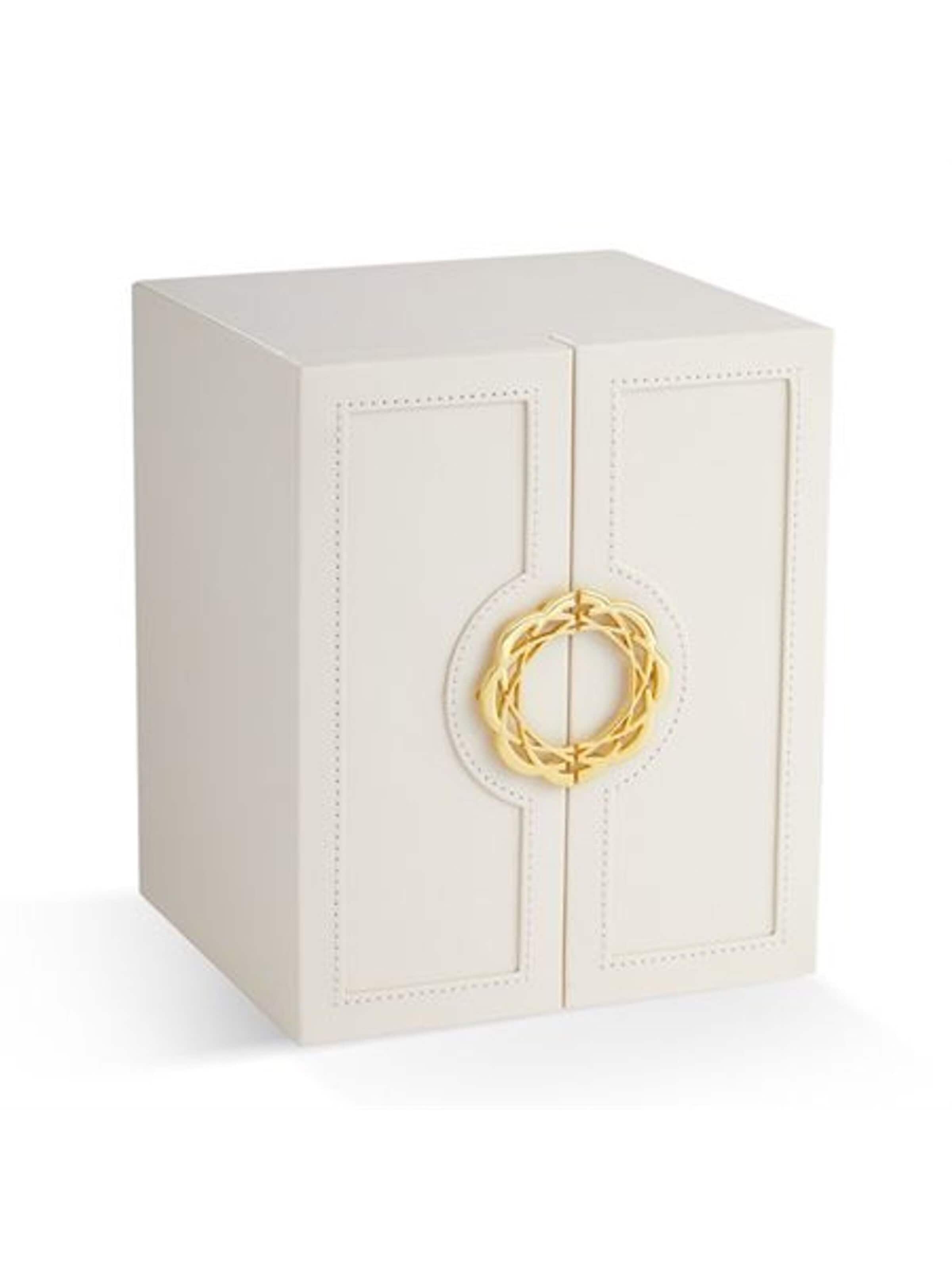 Boîte à bijoux 'UNIQ XL Jewellery Box / Jewellery Box - White' UNIQ Beauty en blanc : devant