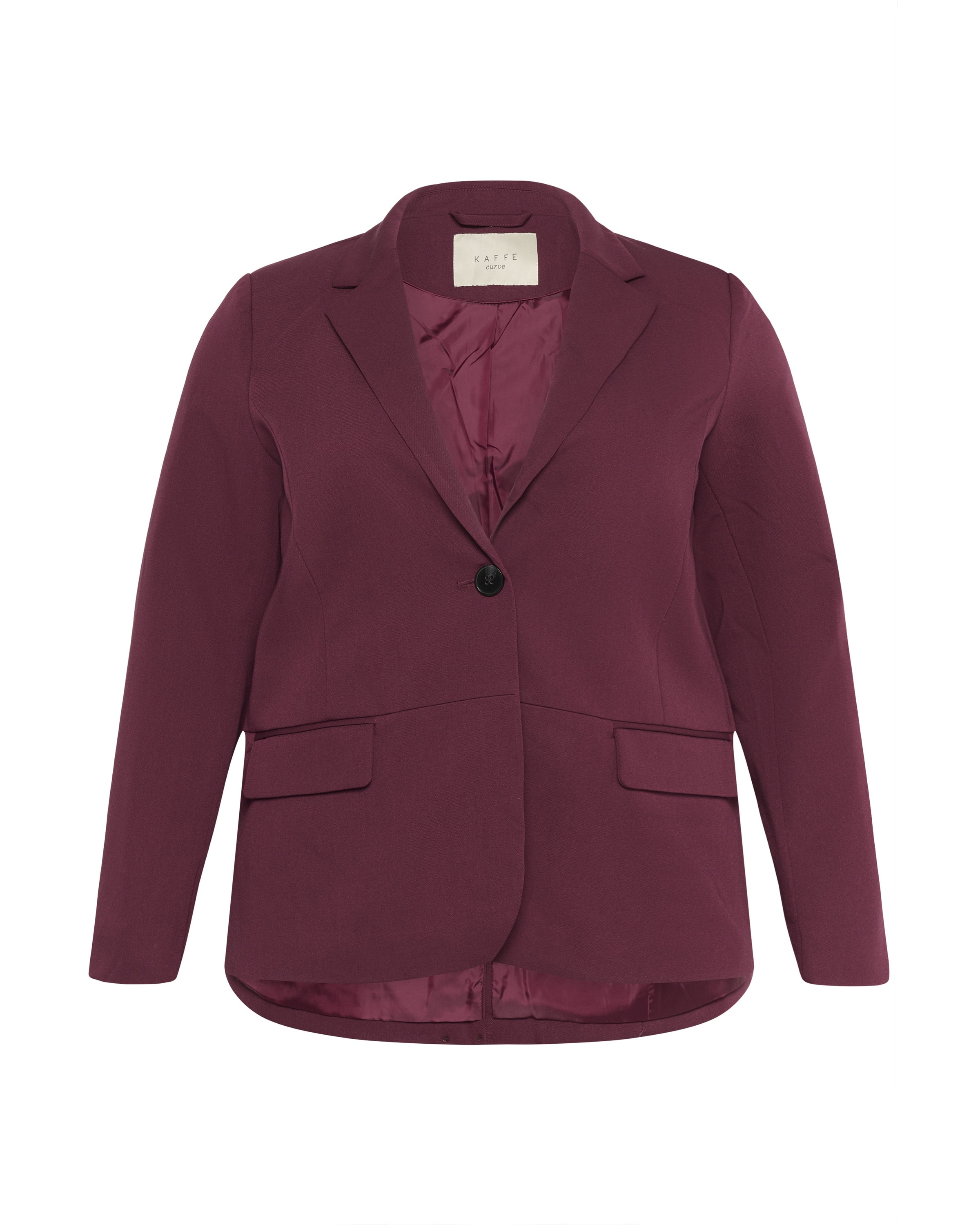 KAFFE CURVE Blazer 'Sakira' in Rot: Vorderseite