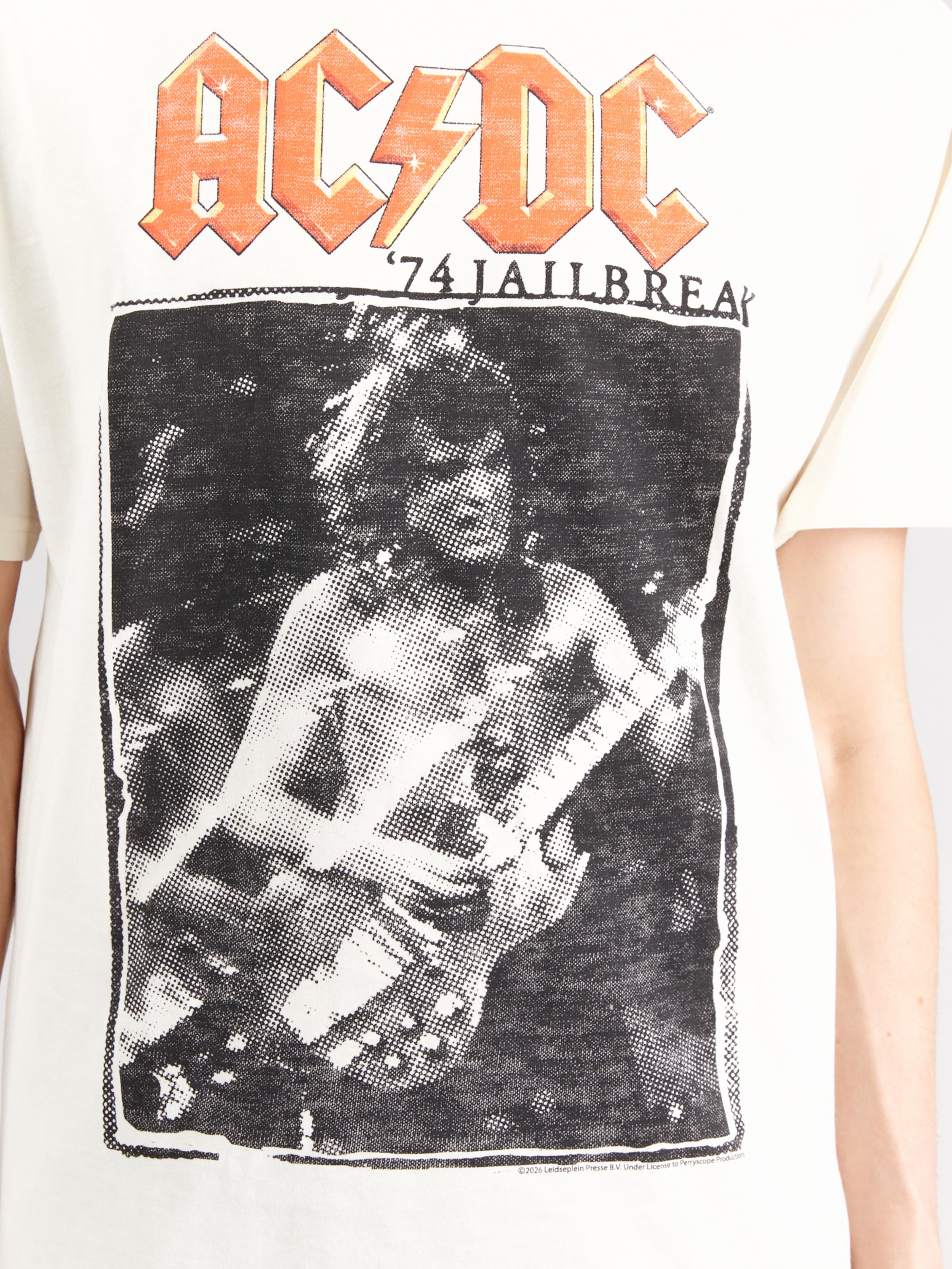 GAP - Camisa 'APR - ACDC' em branco
