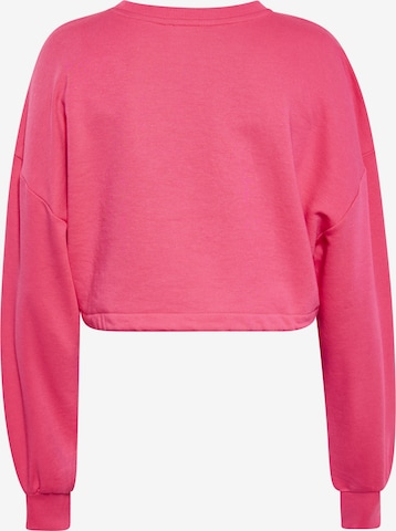 swirly Sweatshirt i rosa