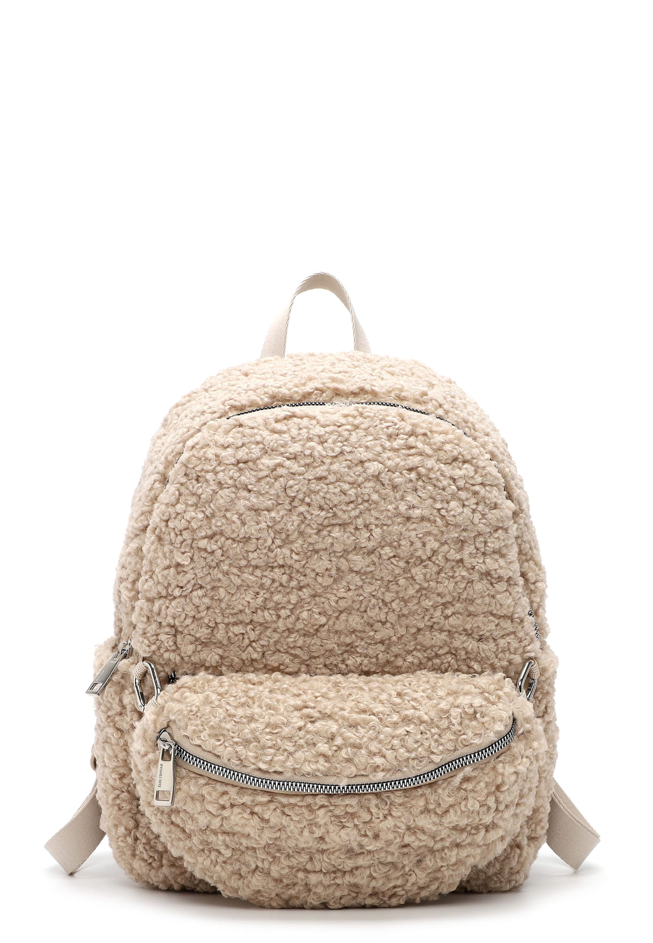 Sac à dos 'Lucina' Emily & Noah en beige : devant