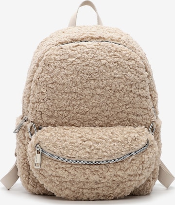 Sac à dos 'Lucina' Emily & Noah en beige : devant