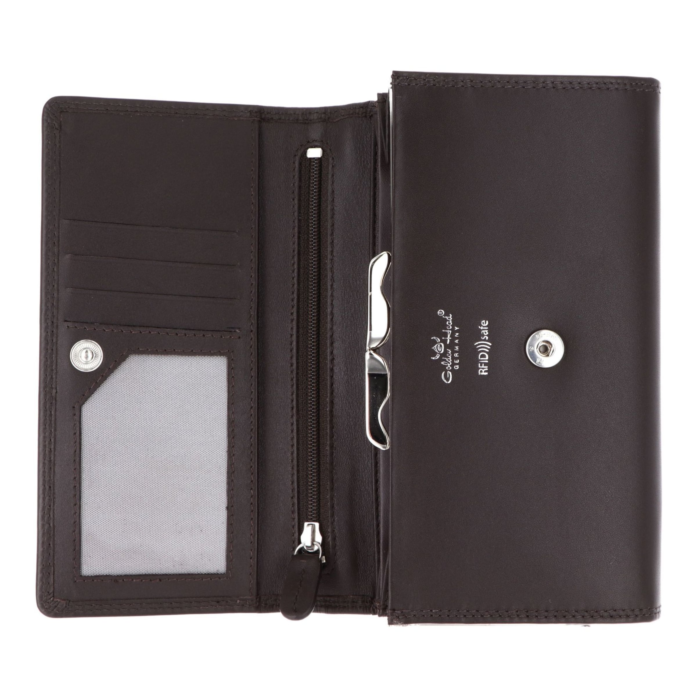 Porte-monnaies 'Polo' GOLDEN HEAD en marron