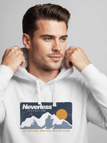 Neverless Sweatshirt 'Neverless Expedition' in Weiß