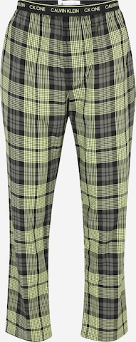 Calvin Klein Underwear Pidžaamapüksid, värv roheline: eest vaates