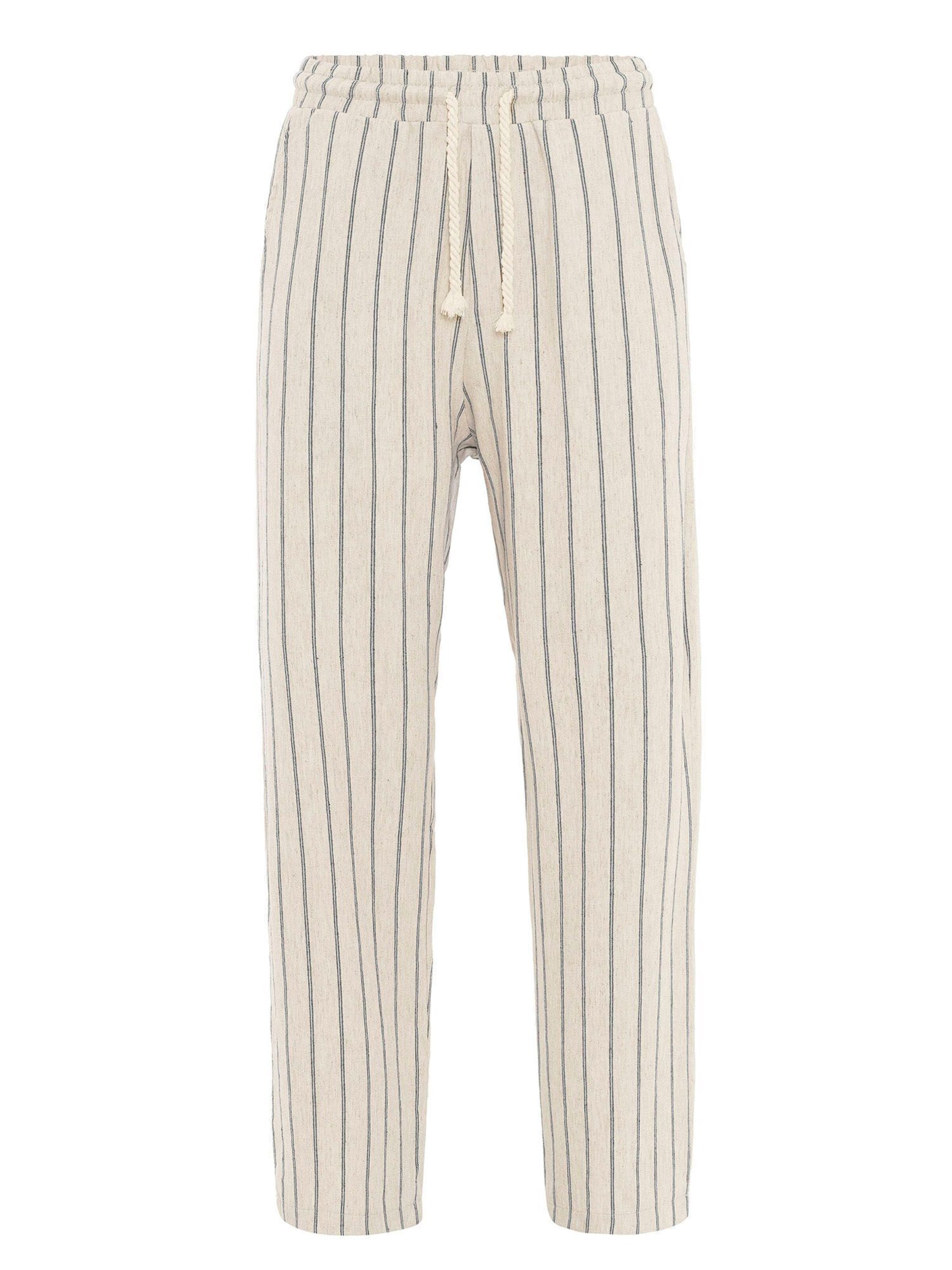 Loosefit Pantalon Dandalo en beige : devant
