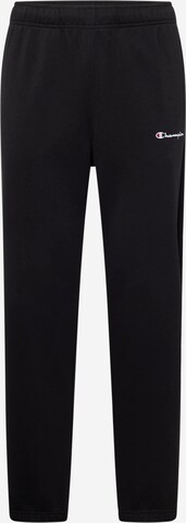 Effilé Pantalon Champion Authentic Athletic Apparel en noir : devant