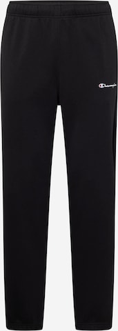 Effilé Pantalon Champion Authentic Athletic Apparel en noir : devant