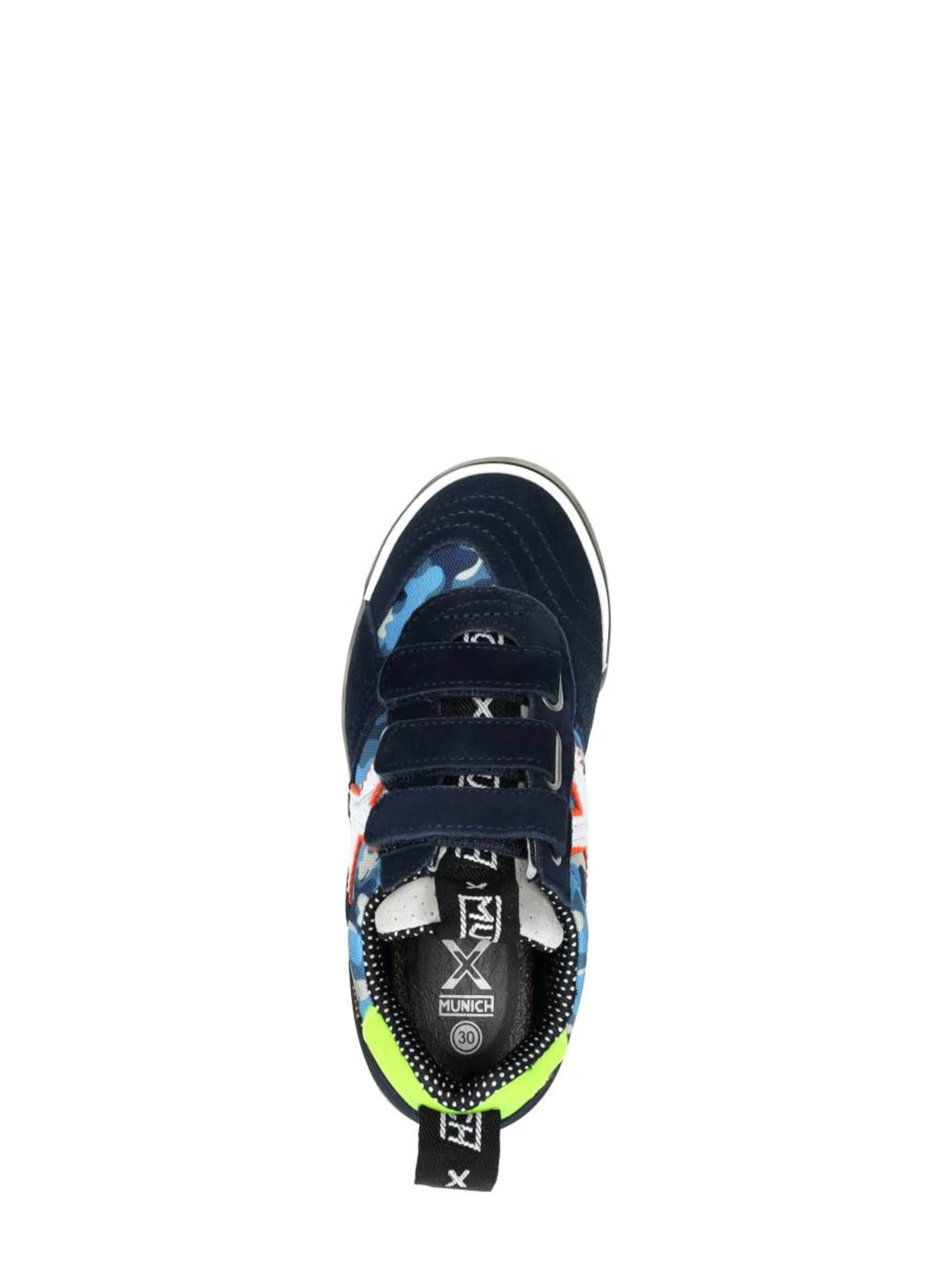 MUNICH Sneakers 'Klittenband Laag' in Blauw