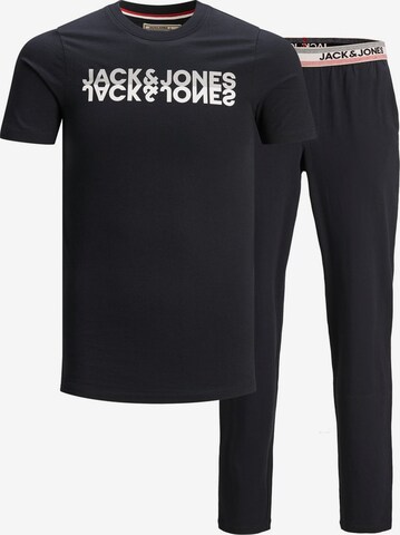 JACK & JONES Long Pajamas in Black: front