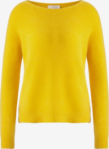 Pull-over Rich & Royal en jaune : devant