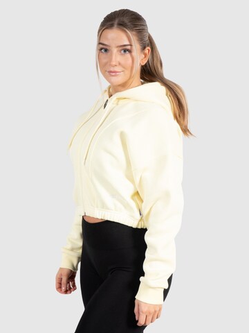 Smilodox Zip-Up Hoodie 'Rayna' in Yellow