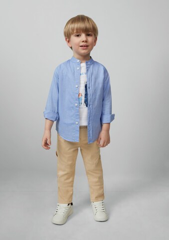 s.Oliver Slim fit Overhemd in Blauw: voorkant