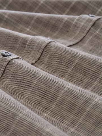 TOM TAILOR Regular fit Button Up Shirt in Brown