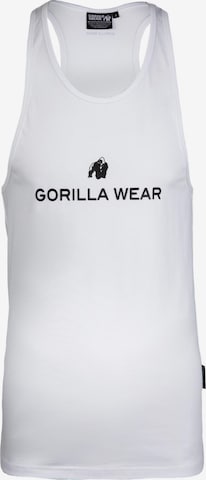 Maglia funzionale di Gorilla Wear in bianco: frontale