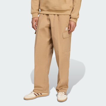 ADIDAS ORIGINALS Loosefit Hose 'Trefoil Essentials' in Braun: Vorderseite