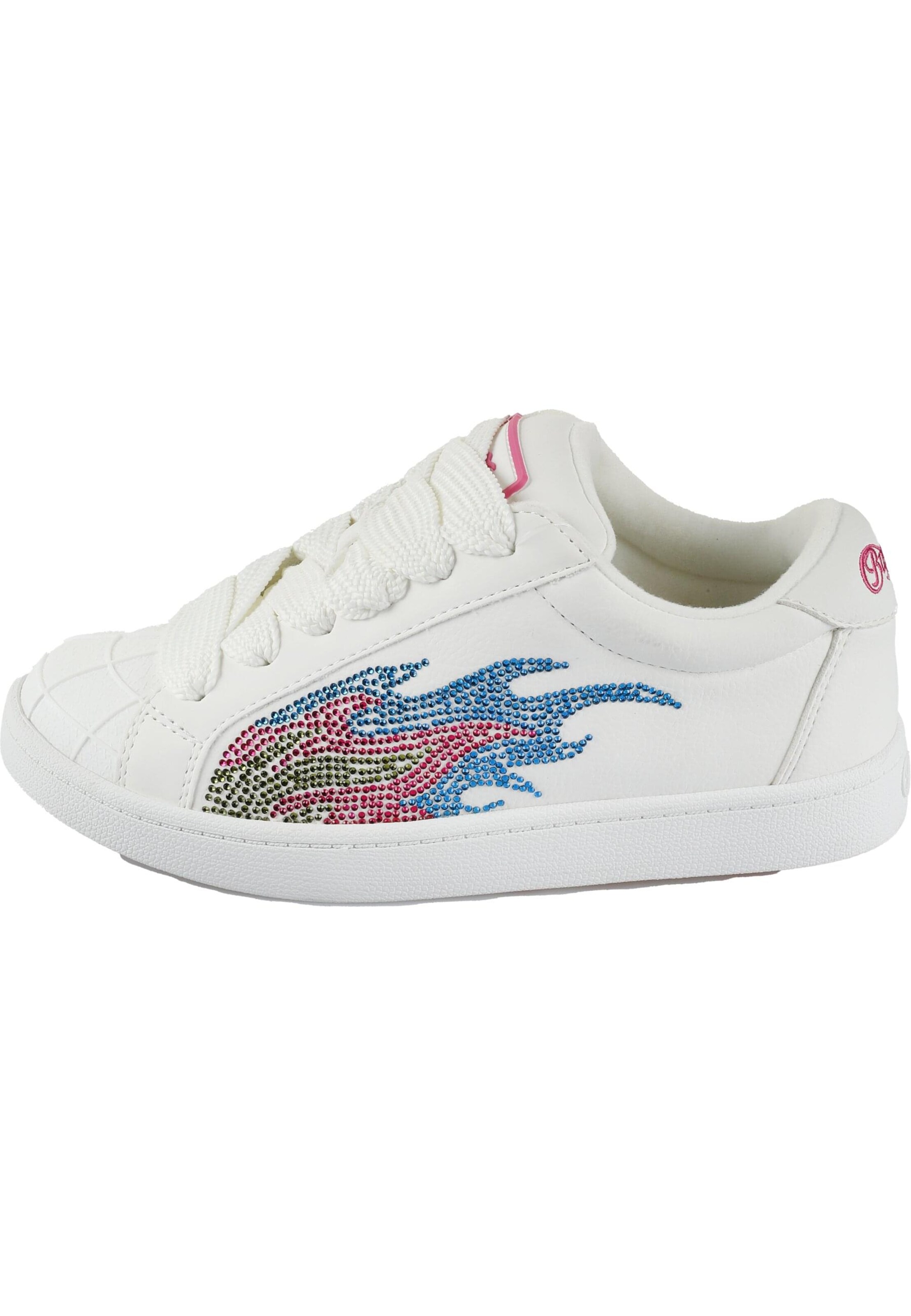 BUFFALO Σνίκερ χαμηλό σε λευκό: μπροστά