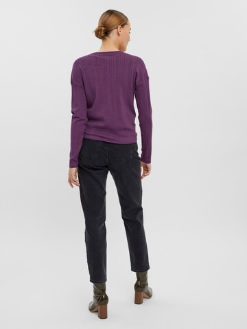 VERO MODA Sweater 'Thit' in Purple