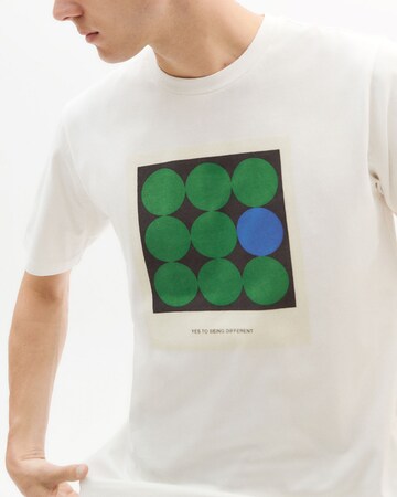 T-Shirt 'Yes To Being Different' Thinking MU en blanc