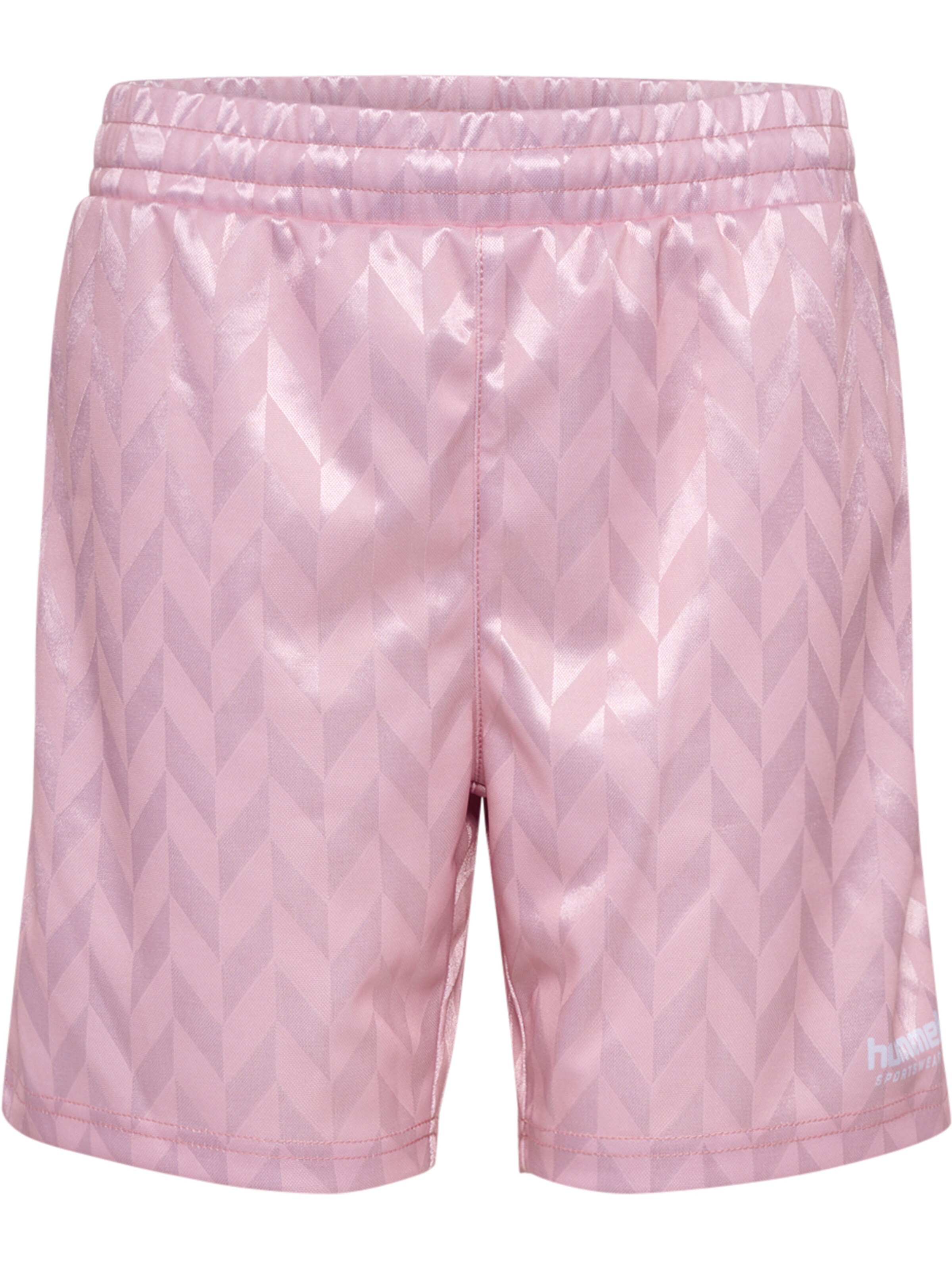 Hummel Regular Sportbroek in Roze: voorkant
