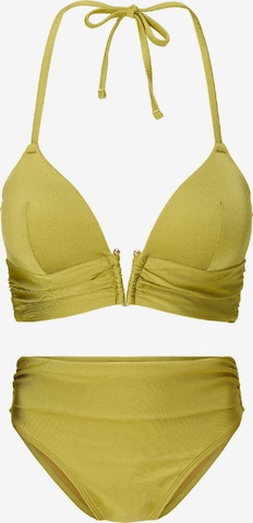 Triangle Bikini LingaDore en vert : devant