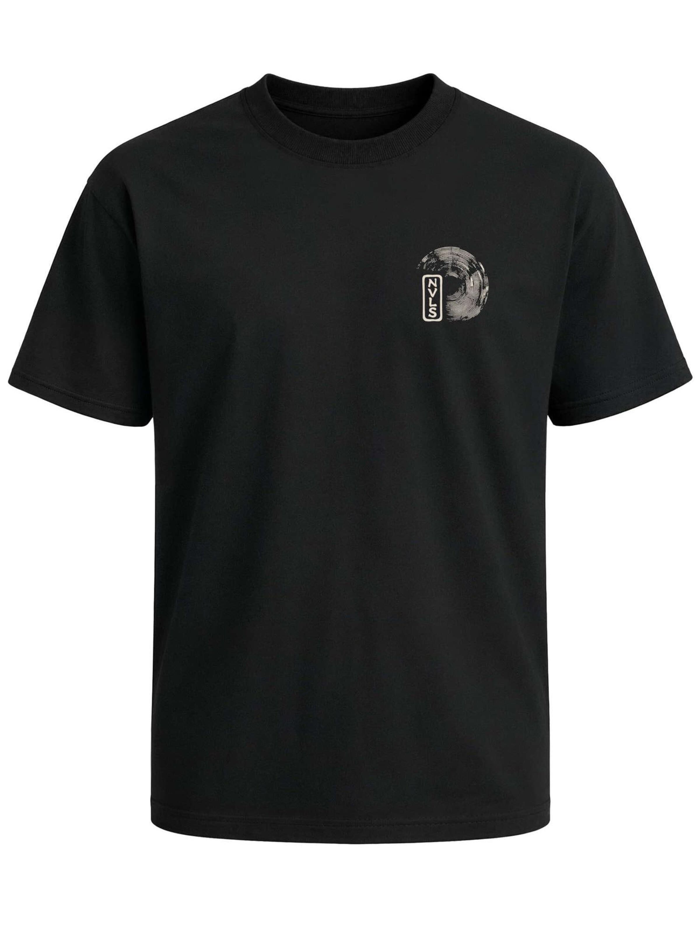 Neverless Shirt 'Bonsai' in Black: front