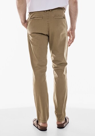 Street One MEN Regular Chino Pants in Brown