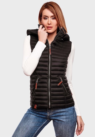 NAVAHOO Bodywarmer 'Shadaa' in Zwart: voorkant