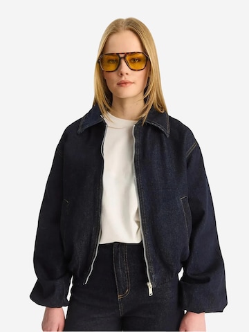 Veste mi-saison Bianco Lucci en bleu