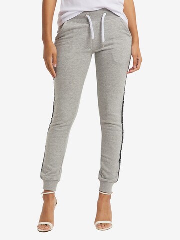 BRUNO BANANI Tapered Broek 'Hunt' in Grijs: voorkant