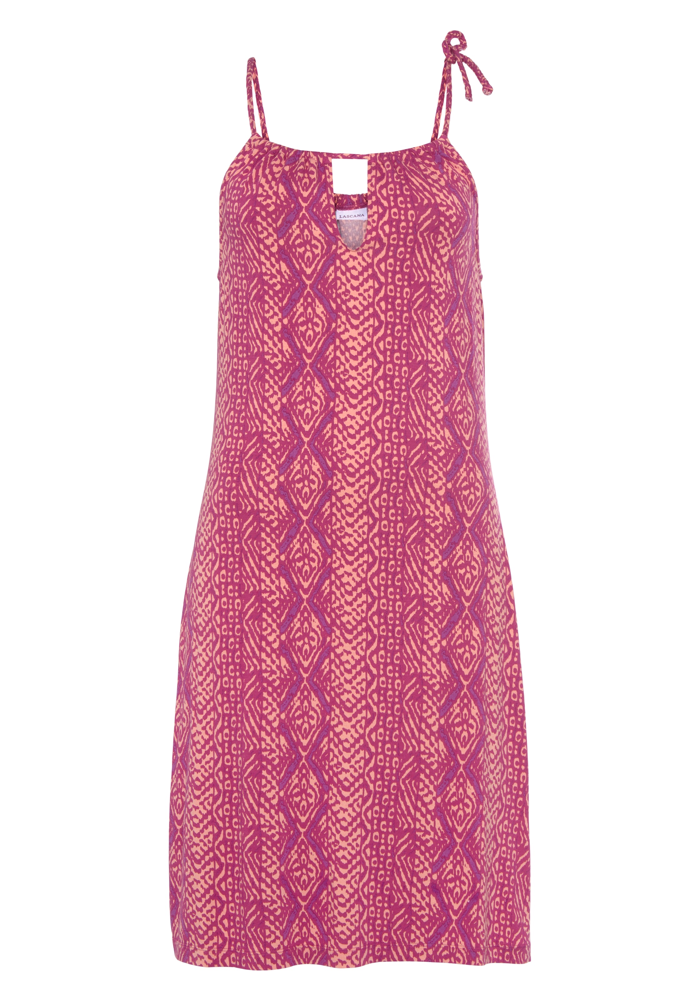 LASCANA Letnia sukienka w kolorze różowy: przód