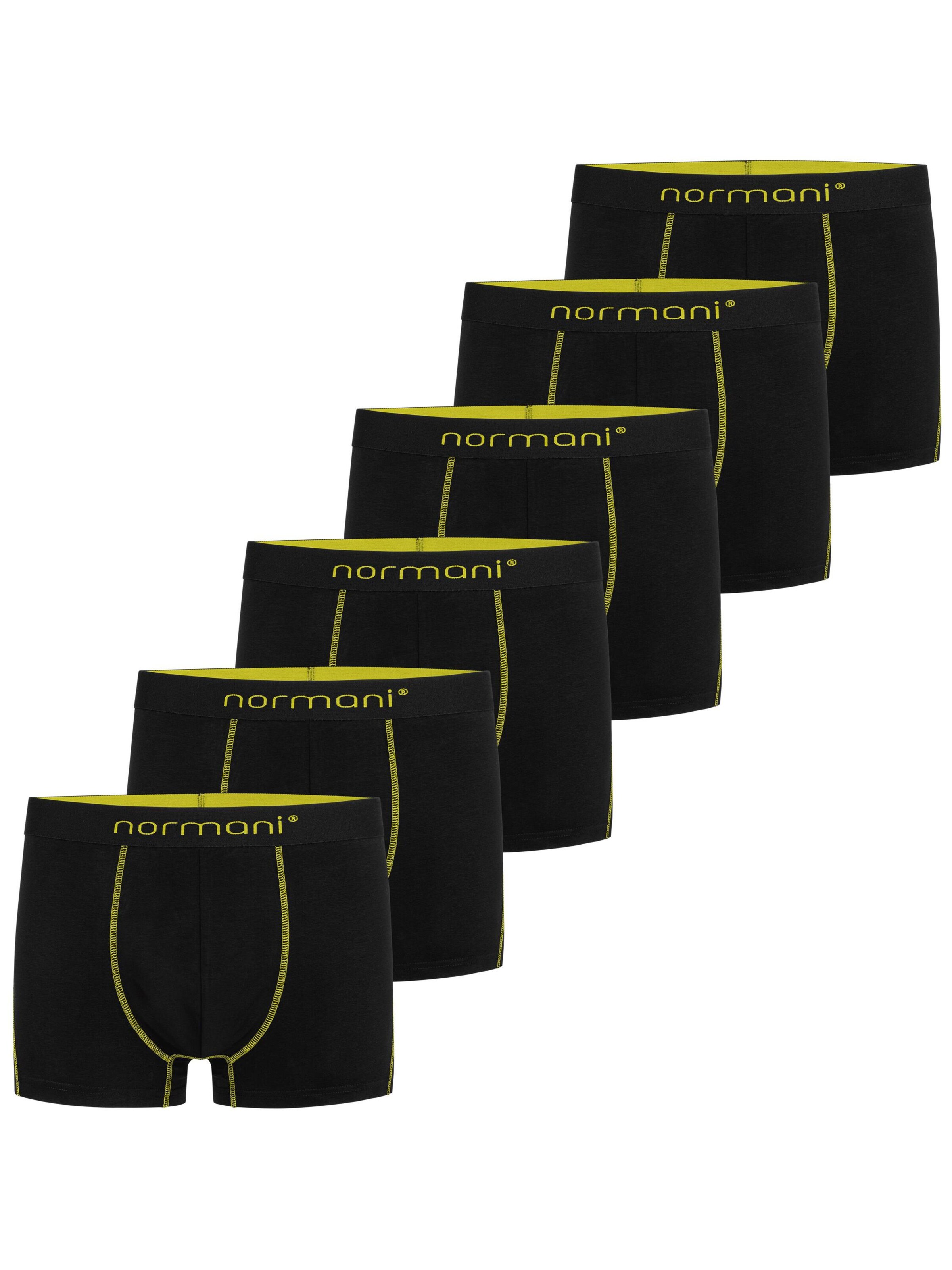 Boxers normani en noir : devant