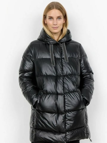 Soyaconcept Zimní kabát 'Fresia 2' – černá: přední strana
