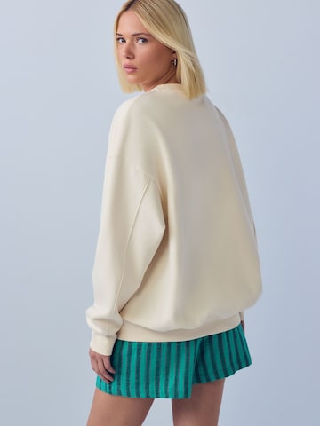 Next Sweatshirt 'Tabasco Spicy Margarita' in Beige
