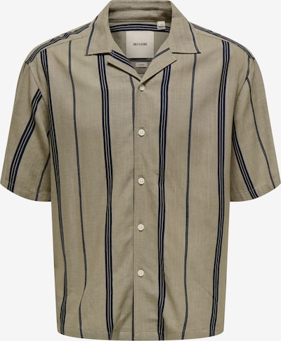 Marškiniai 'ONSSTEPAN' iš Only & Sons, spalva – tamsiai mėlyna / tamsiai rusva, Prekių apžvalga