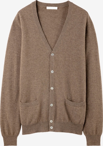 GOBI Cashmere Strickjacke in Braun: Vorderseite