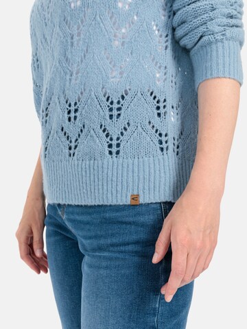 CAMEL ACTIVE Pullover mit V-Ausschnitt in Blau