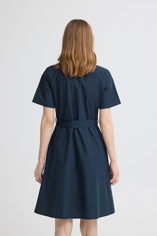 ICHI Dress in Blue