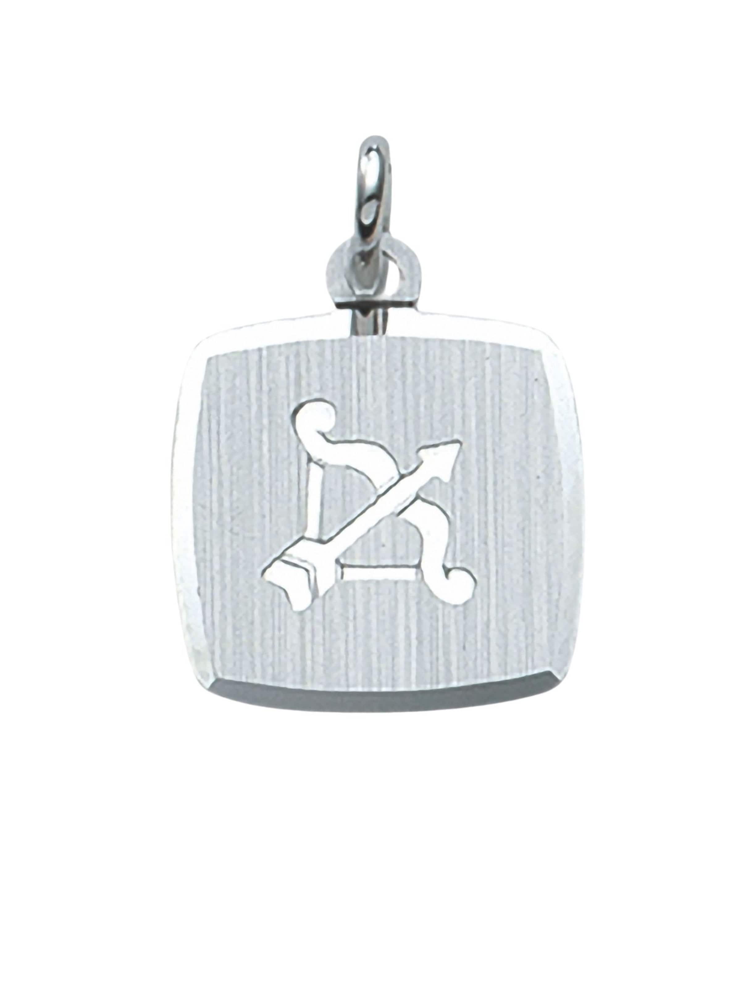 Adelia´s Pendant 'Schütze' in Silver: front