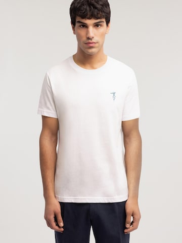 Trussardi - Camiseta en blanco: frente