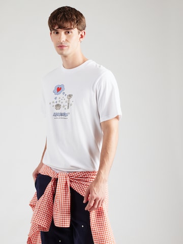 T-Shirt 'Work Life Romance' Carhartt WIP en blanc : devant